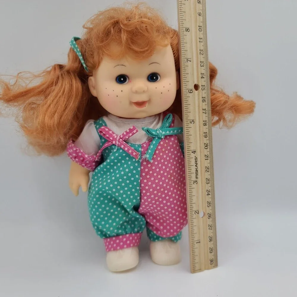 Cititoy All Vinyl Doll Red Head Blue Eyes with Freckles 1985